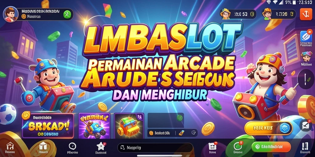 Tampilan gameplay seru dan menarik dari LMBASLOT.