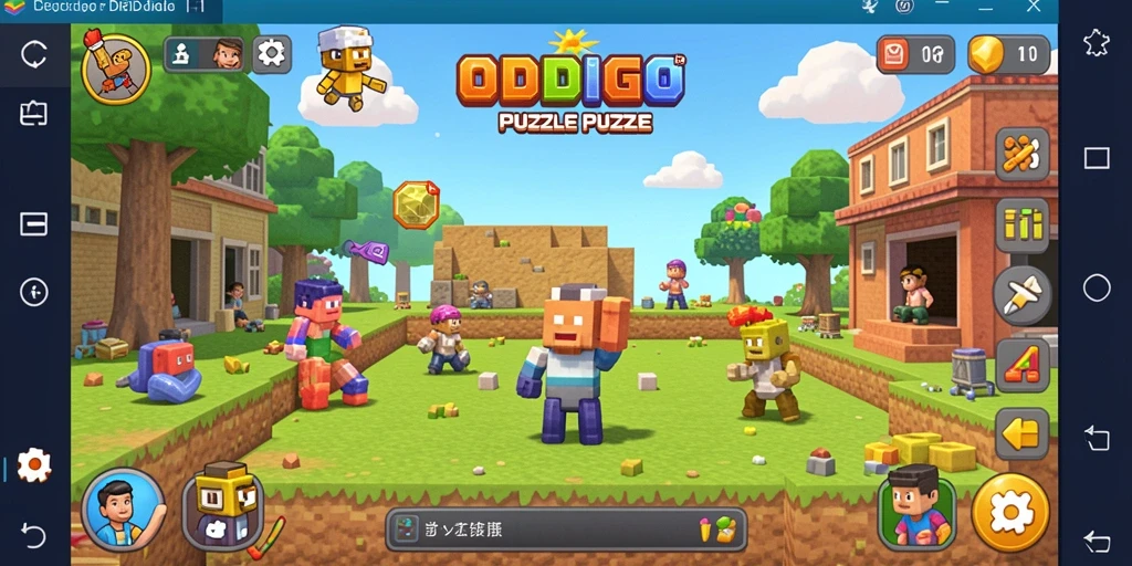 Tangkapan layar ODDIGO menampilkan gameplay yang seru dan menantang.