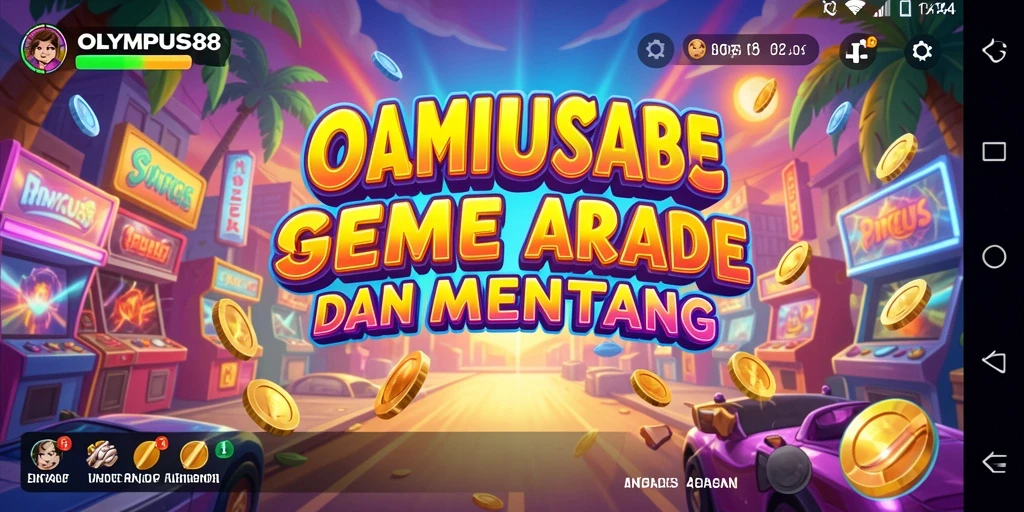 Screenshot OLYMPUS88 menampilkan aksi seru dalam gelaran arcade.