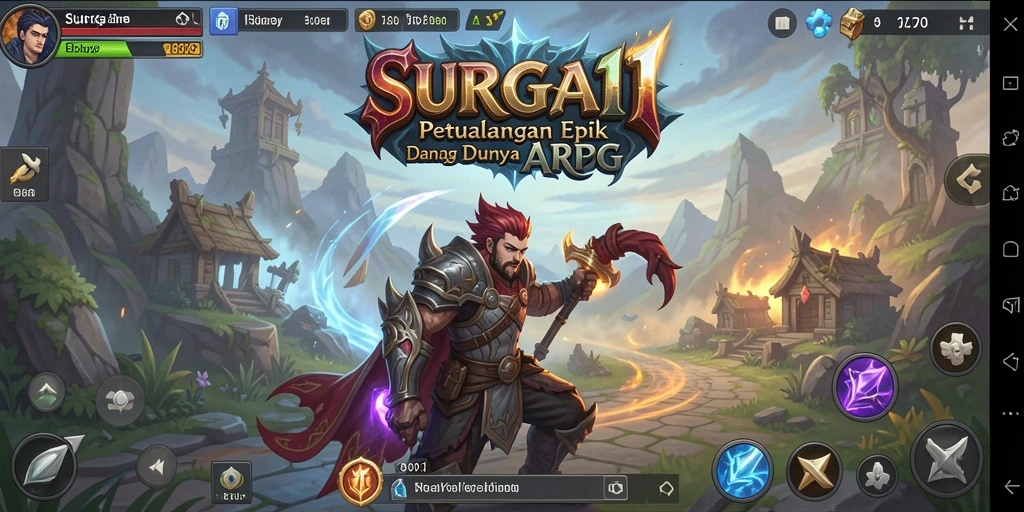 Tampilan gameplay SURGA11 yang mendebarkan dan penuh aksi.